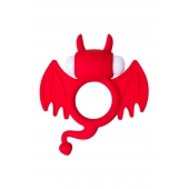 Красное эрекционное кольцо на пенис JOS COCKY DEVIL - JOS - в Нижневартовске купить с доставкой