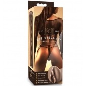 Коричневый мастубратор-вагина Nicole s Kitty - Blush Novelties - в Нижневартовске купить с доставкой