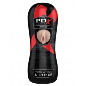 Мастурбатор-вагина Vibrating Pussy Stroker с вибрацией - Pipedream - в Нижневартовске купить с доставкой