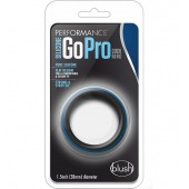 Черно-синее эрекционное кольцо Silicone Go Pro Cock Ring - Blush Novelties - в Нижневартовске купить с доставкой