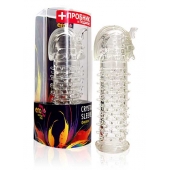 Закрытая прозрачная насадка на пенис Crystal Sleeve Faraon - 13,5 см. - Erowoman-Eroman - в Нижневартовске купить с доставкой