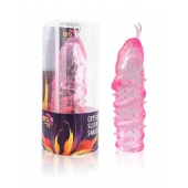 Закрытая рельефная насадка Crystal sleeve snakes в виде змеи с усиками - 14 см. - Erowoman-Eroman - в Нижневартовске купить с доставкой