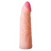 Фаллическая насадка на трусики харнесс - 17,5 см. - LOVETOY (А-Полимер) - купить с доставкой в Нижневартовске