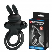 Черное эрекционное кольцо с вибростимуляцией клитора Vibrant Penis Ring III - Baile - в Нижневартовске купить с доставкой