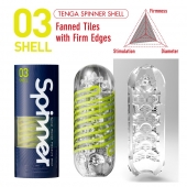 Мастурбатор SPINNER Shell - Tenga - в Нижневартовске купить с доставкой