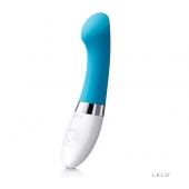 Голубой вибромассажёр Gigi 2 Turquoise Blue - Lelo купить в Нижневартовске с доставкой в Orgasmix.ru Голубой вибромассажёр Gigi 2 Turquoise Blue - Lelo