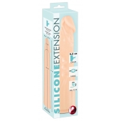 Телесная насадка-удлинитель Silicone Extension - 19 см. - Orion - в Нижневартовске купить с доставкой
