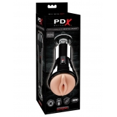 Телесный вибромастурбатор-вагина Cock Compressor Vibrating Stroker - Pipedream - в Нижневартовске купить с доставкой
