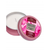 Массажная свеча  Клубника в сливках - БиоМед - купить с доставкой в Нижневартовске