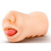 Телесный мастурбатор-ротик с язычком Oral Anne - Blush Novelties - в Нижневартовске купить с доставкой