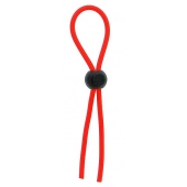 Красное эрекционное лассо с одной бусиной-утяжкой STRETCHY THIN LASSO - Dream Toys - в Нижневартовске купить с доставкой