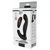 Черный вибромассажер простаты SWIRLING P-PLEASER - Dream Toys - в Нижневартовске купить с доставкой