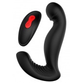 Черный вибромассажер простаты SWIRLING P-PLEASER - Dream Toys - в Нижневартовске купить с доставкой