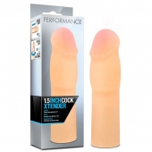 Телесная насадка-удлинитель на пенис PERFORMANCE 1.5INCH COCK XTENDER - 16 см. - Blush Novelties - в Нижневартовске купить с доставкой