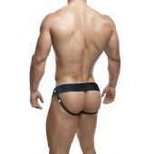 Черный мужской страпон DR. SKIN 6INCH HOLLOW STRAP ON - 16 см. - Blush Novelties - купить с доставкой в Нижневартовске