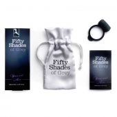 Темно-серое эрекционное кольцо Vibrating Love Ring с вибрацией - Fifty Shades of Grey - в Нижневартовске купить с доставкой