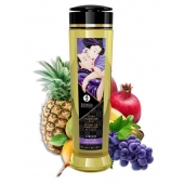 Массажное масло Libido Exotic Fruits с ароматом экзотических фруктов - 240 мл. - Shunga - купить с доставкой в Нижневартовске