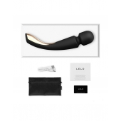 Черный вибромассажёр Lelo Smart Wand 2 Large - 30,4 см. - Lelo в Нижневартовске Черный вибромассажёр Lelo Smart Wand 2 Large - 30,4 см. - Lelo