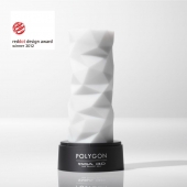 Белый 3D мастурбатор POLYGON - Tenga - в Нижневартовске купить с доставкой