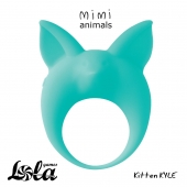 Зеленое эрекционное кольцо Kitten Kyle - Lola Games - в Нижневартовске купить с доставкой