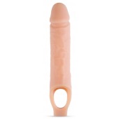 Телесный реалистичный фаллоудлинитель 10 Inch Silicone Cock Sheath Penis Extender - 25,4 см. - Blush Novelties - в Нижневартовске купить с доставкой