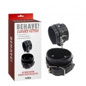 Черные наручники Surrender Wrist Restraints - Chisa - купить с доставкой в Нижневартовске