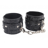 Черные наручники Surrender Wrist Restraints - Chisa - купить с доставкой в Нижневартовске