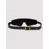 Черная плотная маска на глаза Bound to You Faux Leather Blindfold - Fifty Shades of Grey - купить с доставкой в Нижневартовске
