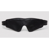 Черная плотная маска на глаза Bound to You Faux Leather Blindfold - Fifty Shades of Grey - купить с доставкой в Нижневартовске