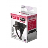 Черный пояс для насадок CLASS STRAP Restyling - LOVETOY (А-Полимер) - купить с доставкой в Нижневартовске