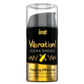 Жидкий интимный гель с эффектом вибрации Vibration! Vodka Energy - 15 мл. - INTT - купить с доставкой в Нижневартовске