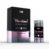 Жидкий интимный гель с эффектом вибрации Vibration! Bubble Gum - 15 мл. - INTT - купить с доставкой в Нижневартовске