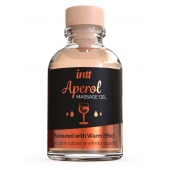 Массажный гель с согревающим эффектом Aperol - 30 мл. - INTT - купить с доставкой в Нижневартовске