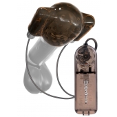 Дымчатый вибростимулятор головки пениса Dual Vibrating Head Teaser - Pipedream - в Нижневартовске купить с доставкой