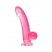 Розовый реалистичный фаллоимитатор Fush - 18 см. - A-toys купить с доставкой в интернет-магазине Orgasmix в Нижневартовске Розовый реалистичный фаллоимитатор Fush - 18 см. - A-toys