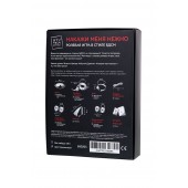 Фиолетовый набор БДСМ «Накажи меня нежно» с карточками - Штучки-дрючки - купить с доставкой в Нижневартовске