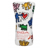 Мастурбатор-туба Keith Haring Soft Tube CUP - Tenga - в Нижневартовске купить с доставкой