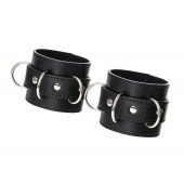 Черные наручники Anonymo на сцепке - ToyFa - купить с доставкой в Нижневартовске