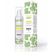 Разогревающее массажное масло Gourmet Spearmint Organic с органическими ингредиентами - 50 мл. - Exsens - купить с доставкой в Нижневартовске