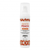 Разогревающее массажное масло Gourmet White Peach Organic с органическими ингредиентами - 50 мл. - Exsens - купить с доставкой в Нижневартовске
