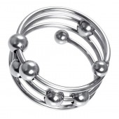 Большое металлическое кольцо под головку пениса - ToyFa - купить с доставкой в Нижневартовске