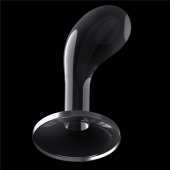 Прозрачный стимулятор простаты Flawless Clear Prostate Plug - 15 см. - Lovetoy - в Нижневартовске купить с доставкой