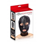 Маска-шлем с прорезями для глаз и рта - Fetish Tentation - купить с доставкой в Нижневартовске