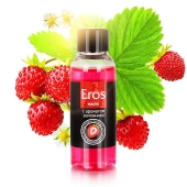 Массажное масло Eros fantasy с ароматом земляники - 50 мл. - Биоритм - купить с доставкой в Нижневартовске