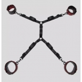 Изысканный набор фиксаций на кровати Reversible Under Mattress Restraint Set - Fifty Shades of Grey - купить с доставкой в Нижневартовске