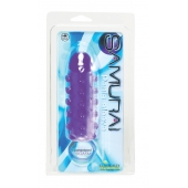 Закрытая фиолетовая насадка с пупырышками SAMURAI PENIS SLEEVE PURPLE - 14,5 см. - NMC - в Нижневартовске купить с доставкой