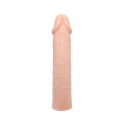Удлиняющая насадка на пенис Deep Love - 21,5 см. - Baile - в Нижневартовске купить с доставкой