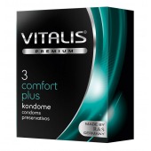 Контурные презервативы VITALIS PREMIUM comfort plus - 3 шт. - Vitalis - купить с доставкой в Нижневартовске