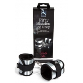 Серо-черные наручники Totally His - Fifty Shades of Grey - купить с доставкой в Нижневартовске