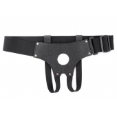Универсальные черные трусики для страпона - БДСМ Арсенал - купить с доставкой в Нижневартовске